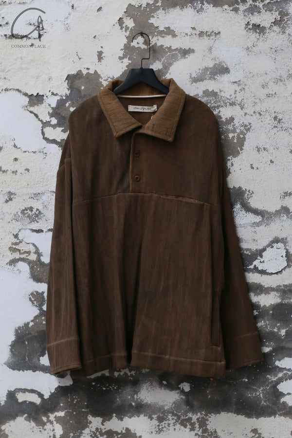 AVIVA JIFEI XUE 24 Autumn and Winter Pullover Turtleneck Fleece Top AJX-FW24-PHFT-DKCW-AS Dark Persimmon FW24-PHFT-CWC
